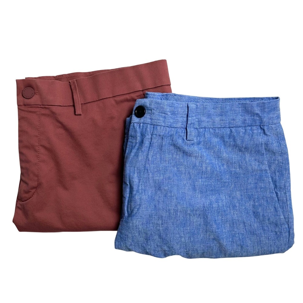 Banana Republic‎ Aiden Shorts Casual Summer Mens Size 35 9" inseamSET OF TWO